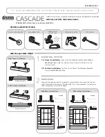 Preview for 1 page of Genius CASCADE Installation Instructions Manual