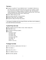 Preview for 3 page of Genius CR-802UX COMBO User Manual