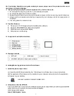 Preview for 1 page of Genius DPF-241 User Manual