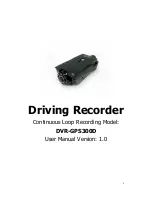 Preview for 1 page of Genius DVR-GPS300D User Manual