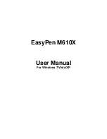 Preview for 1 page of Genius EasyPen M610X User Manual