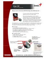 Preview for 1 page of Genius ERGO 520 Datasheet