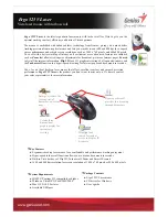 Preview for 1 page of Genius ERGO 525V LASER Datasheet