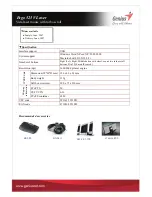 Preview for 2 page of Genius ERGO 525V LASER Datasheet