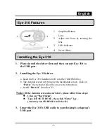 Preview for 1 page of Genius EYE 310 Manual