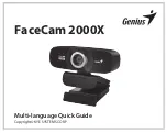 Preview for 1 page of Genius FaceCam 2000X Quick Manual