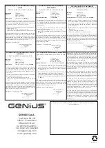 Preview for 28 page of Genius FALCON 424 Manual