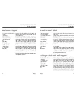 Preview for 11 page of Genius Food Prep System Operating Instructions & Recipe Book