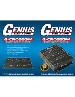 Preview for 1 page of Genius G-Cross3W Manual