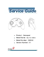 Preview for 1 page of Genius G08XU Service Manual