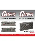 Genius G1-1000X1DG User Manual preview