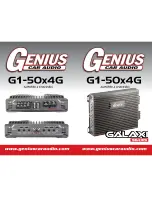 Genius G1-50X4G User Manual preview