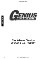 Предварительный просмотр 1 страницы Genius G3000 Link Manual