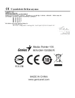 Preview for 12 page of Genius GM-150036/R User Manual