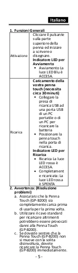 Preview for 5 page of Genius GP-B200 Manual