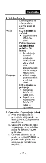 Preview for 11 page of Genius GP-B200 Manual