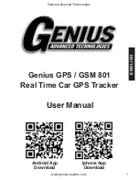 Предварительный просмотр 1 страницы Genius GPS 801 User Manual