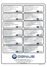 Предварительный просмотр 16 страницы Genius INTERM0D02 433 Manual