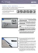 Genius MAGNUM31 DOUBLE HORIZONTAL Installation Instructions предпросмотр