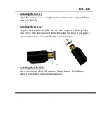 Preview for 8 page of Genius MEDIA POINTER E540 User Manual