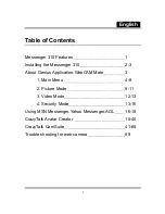 Preview for 1 page of Genius MESSENGER 310 Manual