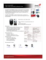 Genius Micro Traveler 900BT Datasheet preview