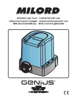 Genius Milord Instructions For Use Manual preview