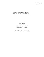 Preview for 1 page of Genius MOUSEPEN M508 - WINDOWS User Manual