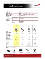 Preview for 2 page of Genius NAVIGATOR 700 Datasheet