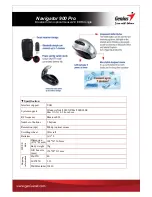 Preview for 2 page of Genius NAVIGATOR 900 PRO Datasheet