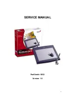 Предварительный просмотр 1 страницы Genius PenSketch 9x12 Service Manual