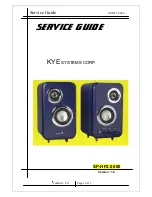 Genius SP-HF2.0 800 Service Manual preview