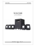 Genius SW-5.1 1020 Service Manual preview