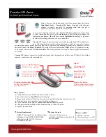 Genius TRAVELER 525 LASER Datasheet preview