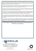 Preview for 6 page of Genius VEGA BUS Instructions For Use Manual