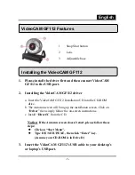 Preview for 1 page of Genius VideoCAM GF112 Manual