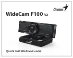 Preview for 1 page of Genius WideCam F100 V2 Quick Installation Manual