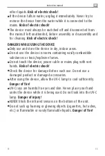 Предварительный просмотр 11 страницы Genius X-UV light Instruction Manual