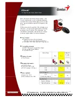 Genius XSCROLL Datasheet preview