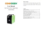 Preview for 1 page of GenixGreen JLS-ESS2-2kwh User Manual