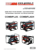 Preview for 1 page of GENMAC COMBIFLASH 200 R Use & Maintenance Manual