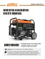 Preview for 1 page of GENMAX GM12000ED User Manual