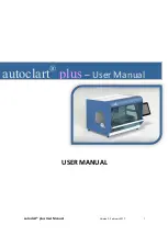 GENOMICA Autoclart Plus User Manual preview