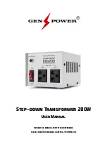 GENPOWER GSD200 User Manual preview