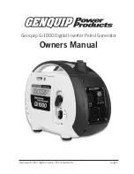 Genquip Gi1000 Owner'S Manual предпросмотр