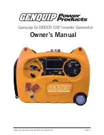 Предварительный просмотр 1 страницы Genquip Gi3300ER Owner'S Manual