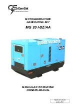 Предварительный просмотр 1 страницы GenSet MG 20 I-DZ/AA Owner'S Manual