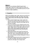 Preview for 3 page of Gentec digiscan1 User Manual