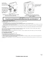 Предварительный просмотр 4 страницы Gentex CHS-24A Series Manual