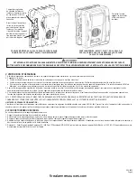 Предварительный просмотр 10 страницы Gentex CHS-24A Series Manual